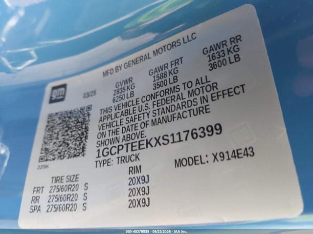 2025 CHEVROLET COLORADO 4WD TRAIL BOSS 9