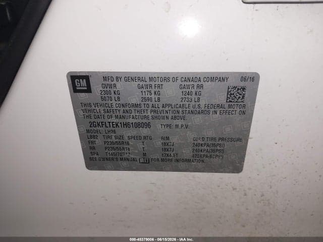 2017 GMC TERRAIN SLE-2 9