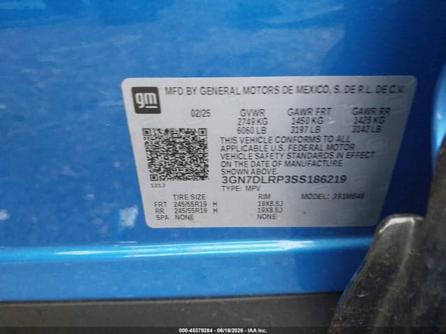 2025 CHEVROLET EQUINOX EV LT 9