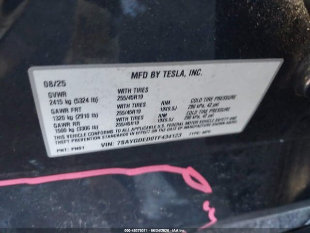 2026 TESLA MODEL Y PREMIUM REAR-WHEEL DRIVE/REAR-WHEEL DRIVE 9