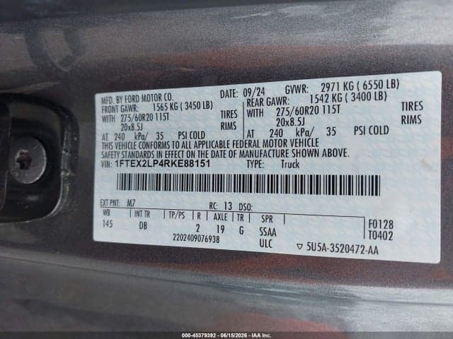 2024 FORD F-150 STX 9