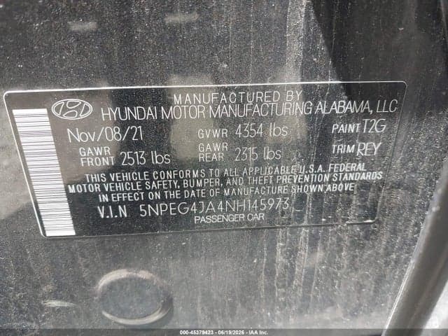 2022 HYUNDAI SONATA SE 9