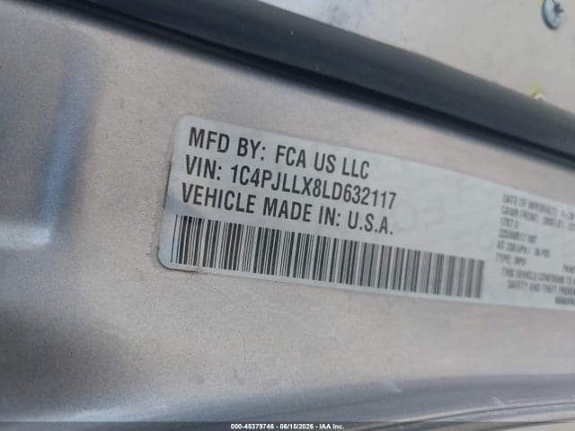2020 JEEP CHEROKEE LATITUDE LUX FWD 9