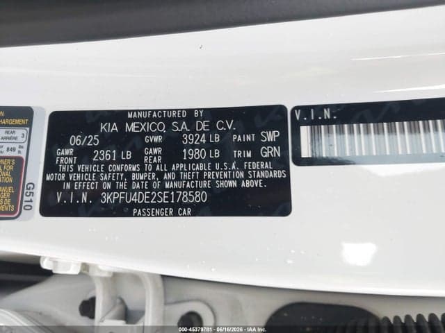 2025 KIA K4 EX 9