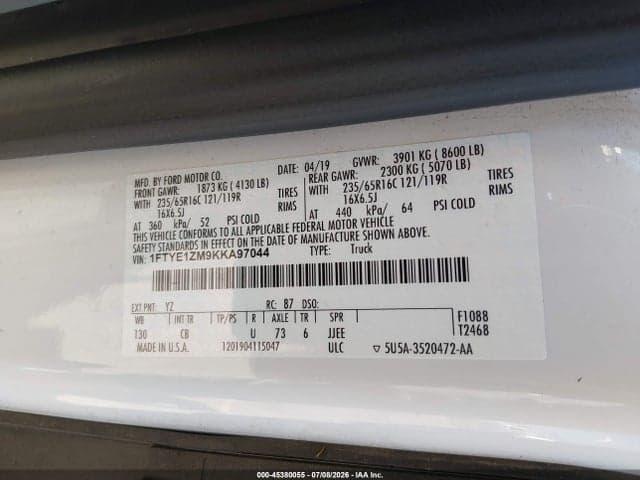2019 FORD TRANSIT-150 9