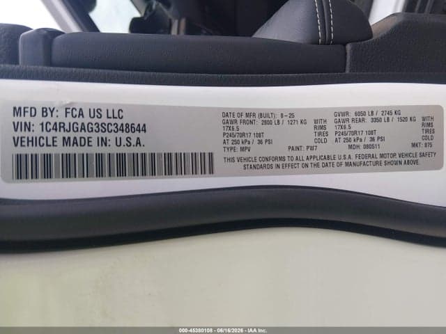 2025 JEEP GRAND CHEROKEE LAREDO 4X2 9