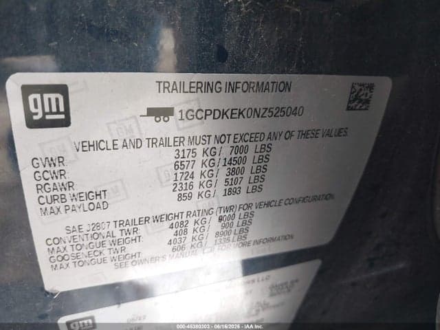 2022 CHEVROLET SILVERADO 1500 4WD SHORT BED LT WITH 2FL 9