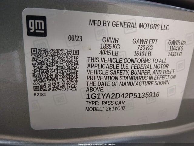 2023 CHEVROLET CORVETTE STINGRAY RWD 1LT 9
