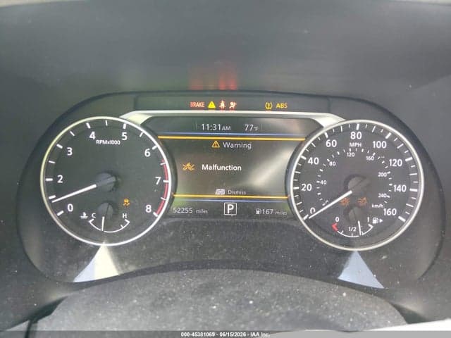 2020 NISSAN SENTRA SV XTRONIC CVT 7