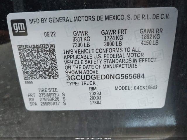 2022 CHEVROLET SILVERADO 1500 9