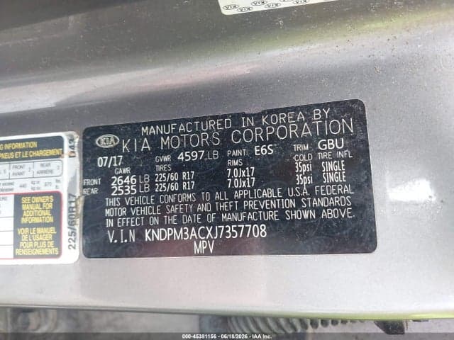 2018 KIA SPORTAGE LX 9