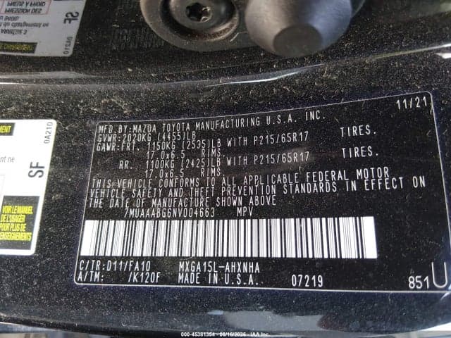 2022 TOYOTA COROLLA CROSS L 9