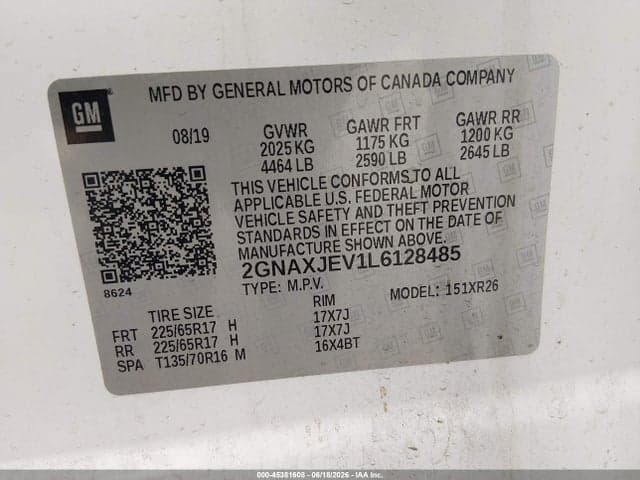 2020 CHEVROLET EQUINOX FWD 2FL 9
