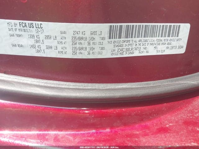 2018 CHRYSLER PACIFICA TOURING L 9
