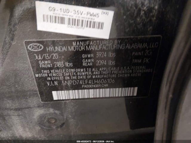 2020 HYUNDAI ELANTRA SE 9