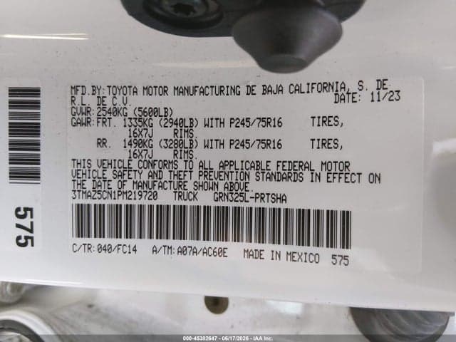2023 TOYOTA TACOMA SR5 V6 9