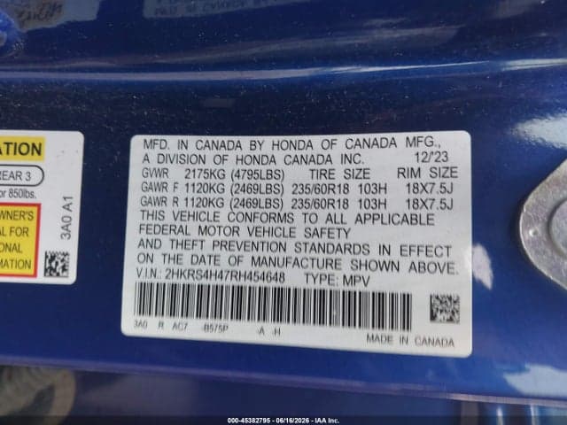 2024 HONDA CR-V EX AWD 9