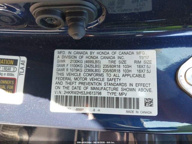 2018 HONDA CR-V EX 9