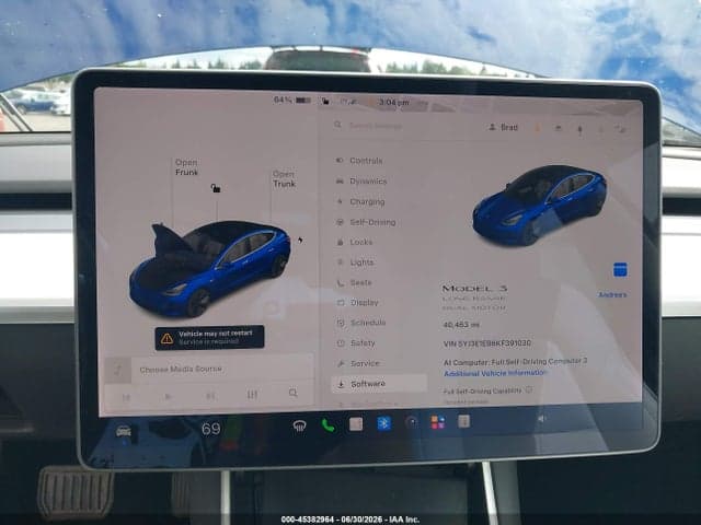 2019 TESLA MODEL 3 LONG RANGE/PERFORMANCE 7