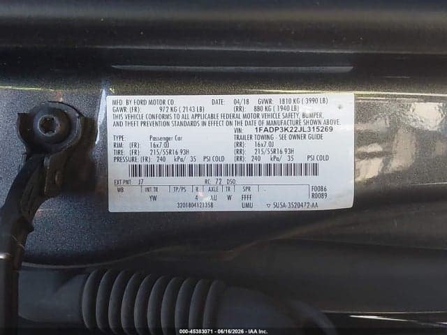 2018 FORD FOCUS SE 9