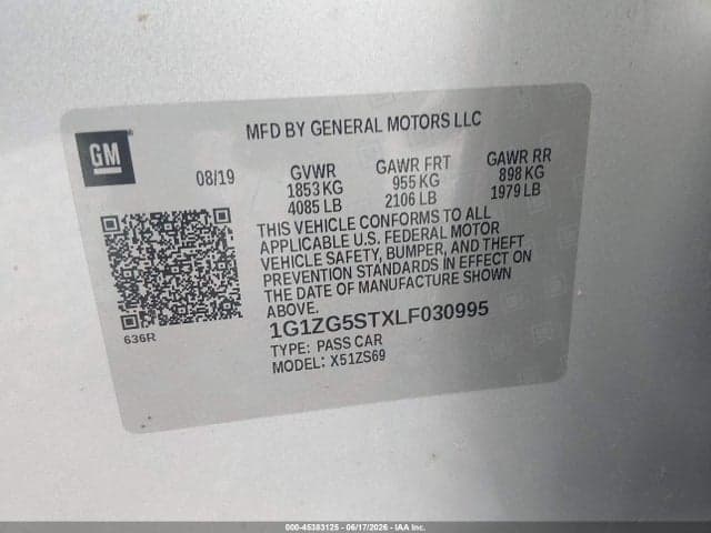 2020 CHEVROLET MALIBU FWD RS 10