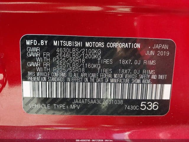 2020 MITSUBISHI ECLIPSE CROSS 9