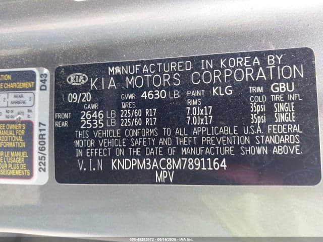 2021 KIA SPORTAGE LX 9