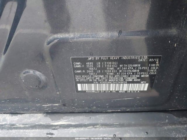 2017 SUBARU OUTBACK 2.5I LIMITED 9
