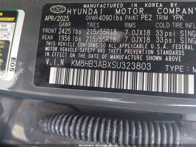 2025 HYUNDAI KONA SEL 9