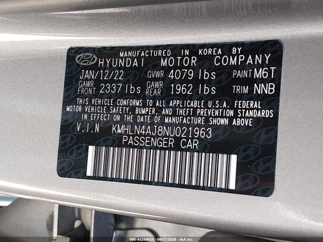 2022 HYUNDAI ELANTRA HYBRID LIMITED 9
