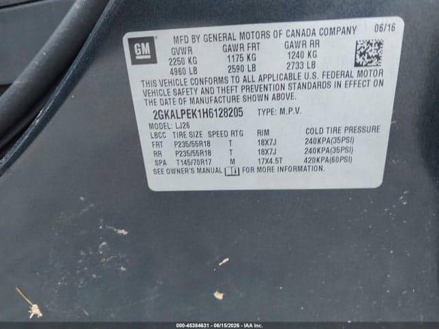 2017 GMC TERRAIN SLT 9