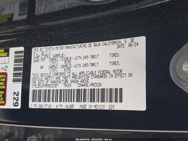 2024 TOYOTA TACOMA SR5 9