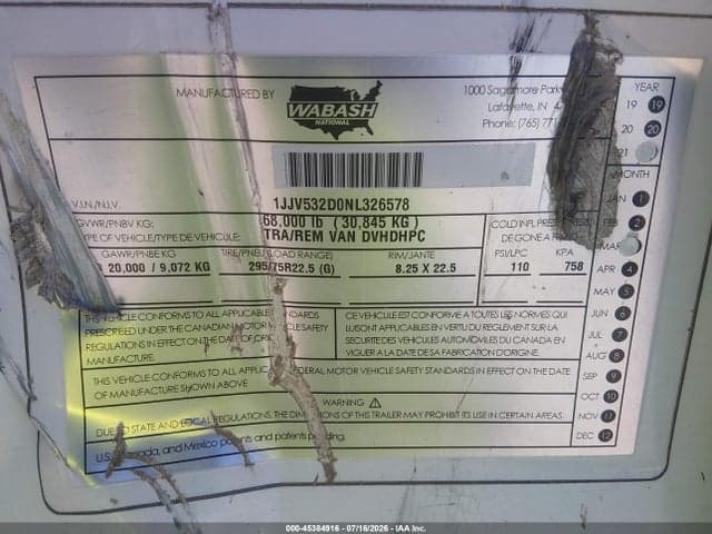 2022 WABASH NATIONAL CORP UNKNOWN 9