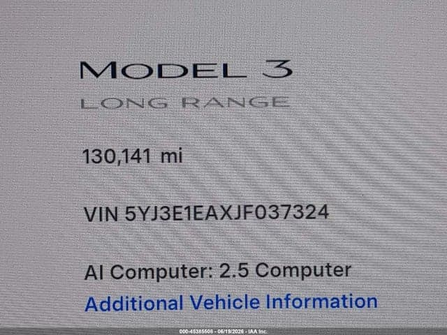 2018 TESLA MODEL 3 18
