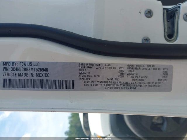 2021 JEEP COMPASS ALTITUDE FWD 9