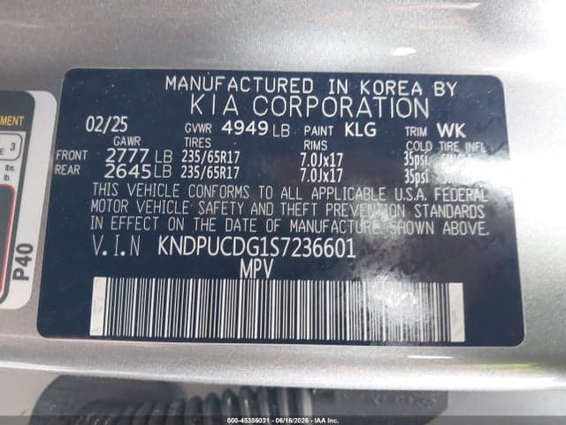 2025 KIA SPORTAGE HYBRID LX 9