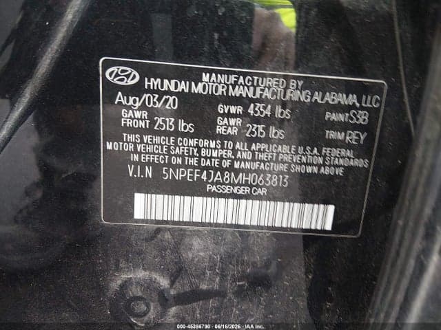 2021 HYUNDAI SONATA SEL 9