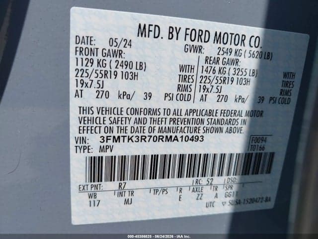 2024 FORD MUSTANG MACH-E PREMIUM 9