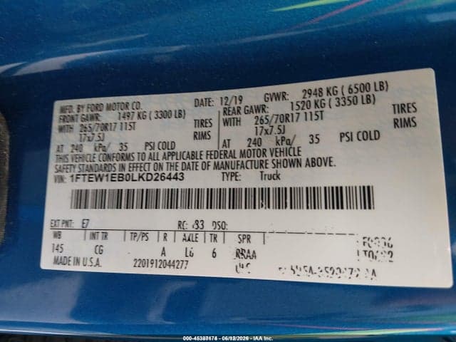 2020 FORD F-150 XL 9