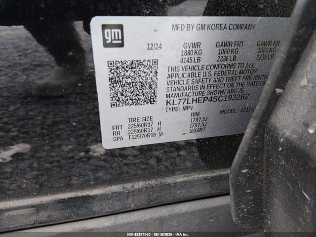 2025 CHEVROLET TRAX FWD LT 9