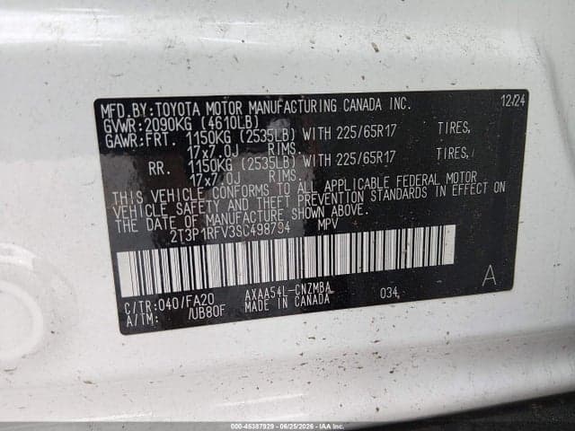 2025 TOYOTA RAV4 XLE 9