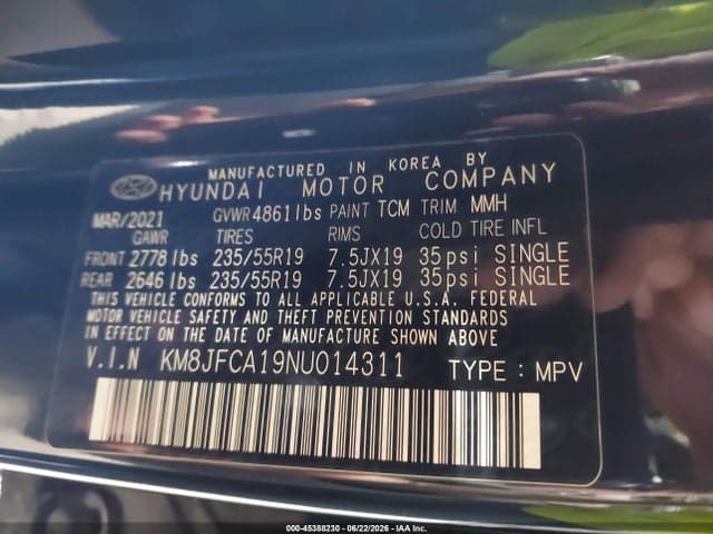 2022 HYUNDAI TUCSON HYBRID SEL CONVENIENCE 9