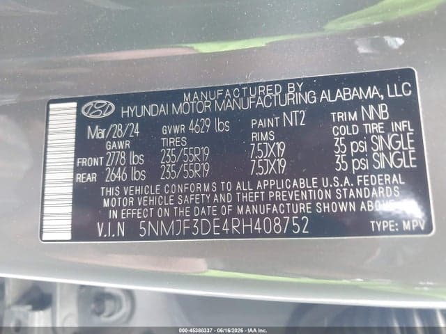 2024 HYUNDAI TUCSON SEL 9