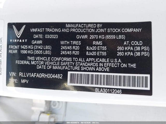 2024 VINFAST VF 8 PLUS 9