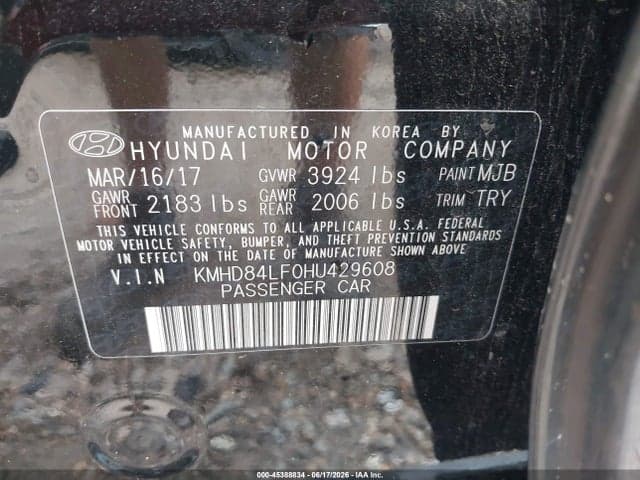 2017 HYUNDAI ELANTRA VALUE EDITION 9