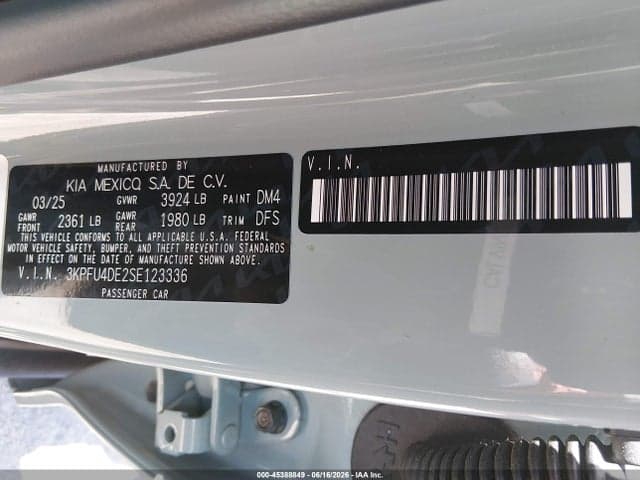2025 KIA K4 EX 9
