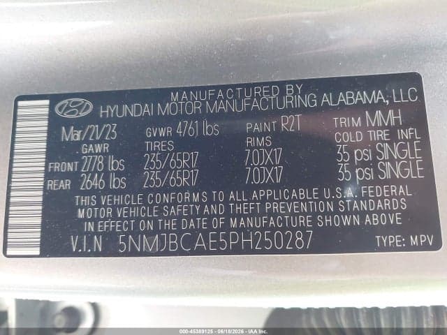 2023 HYUNDAI TUCSON SEL 9