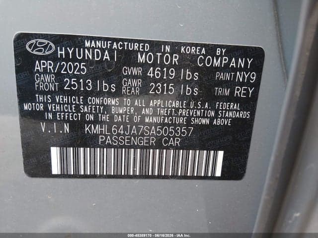 2025 HYUNDAI SONATA SEL 9