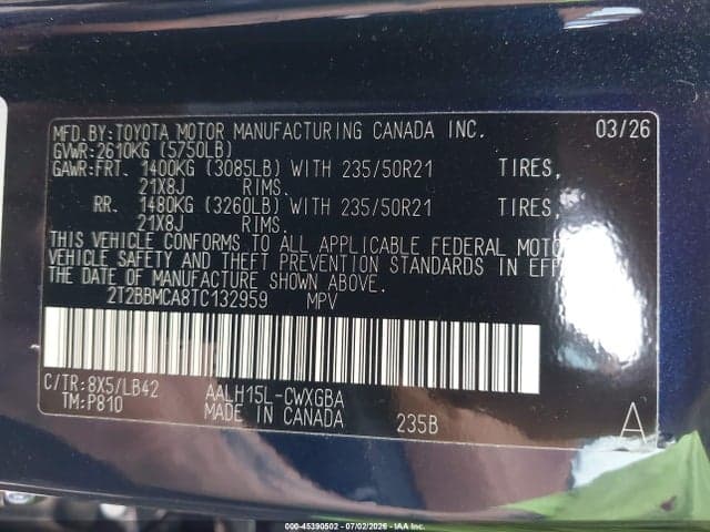 2026 LEXUS RX 350H PREMIUM+ 9