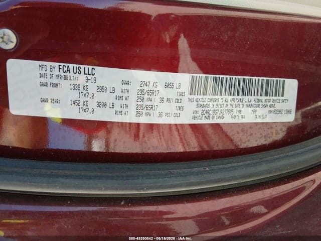 2018 CHRYSLER PACIFICA TOURING L 9